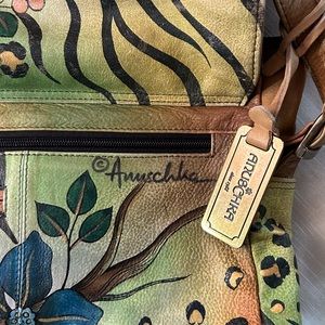 Anuschka Crossbody Hand-painted Bag